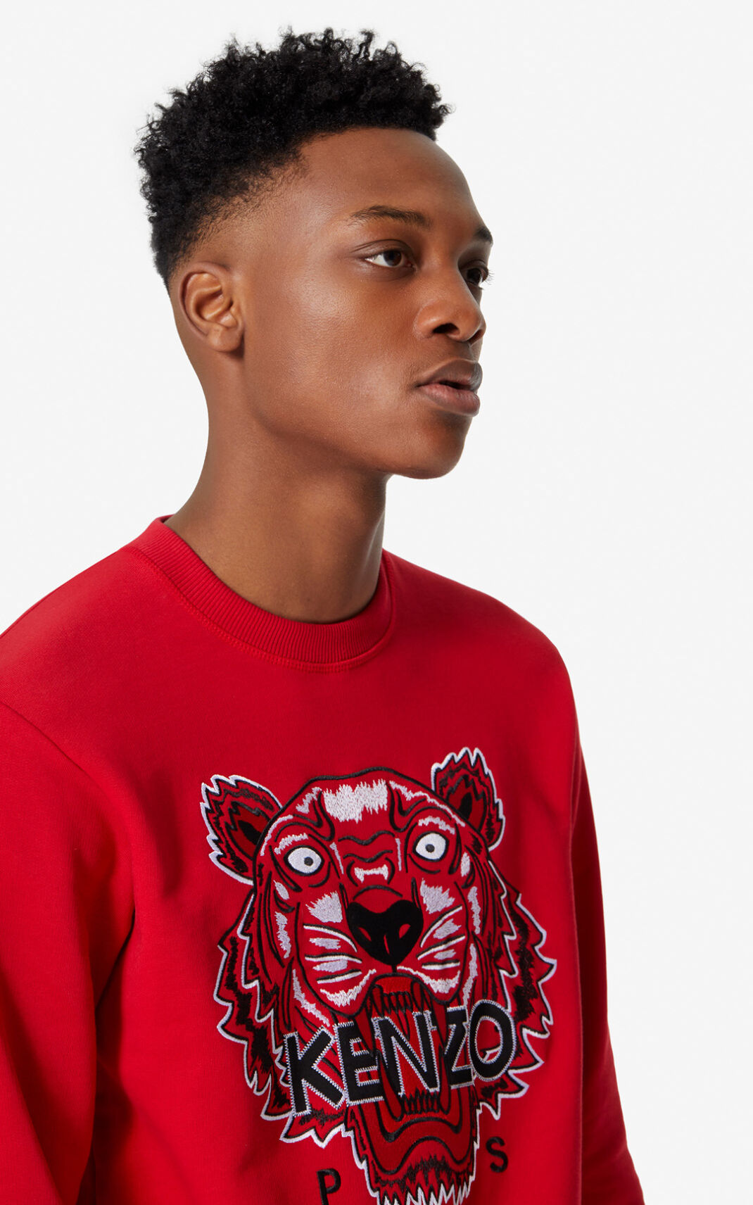 Kenzo Tiger Sweatshirt Herre - Rød DK-897776